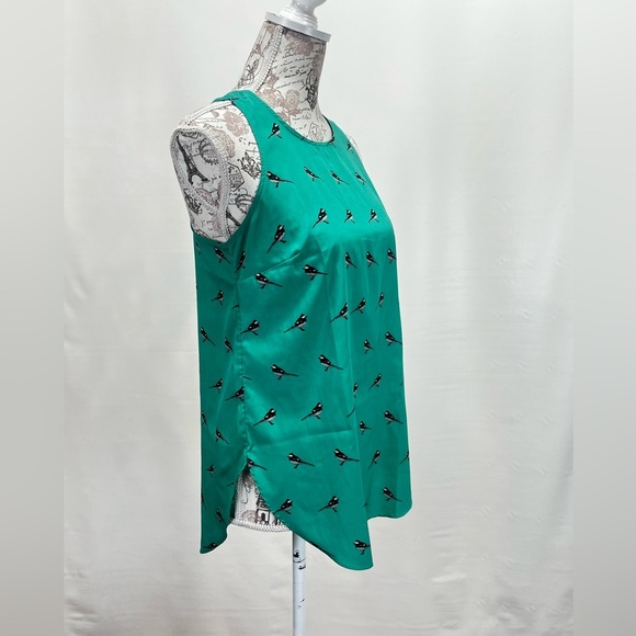 🛍️ BANANA REPUBLIC Green sleeveless top size XS - Picture 6 of 10